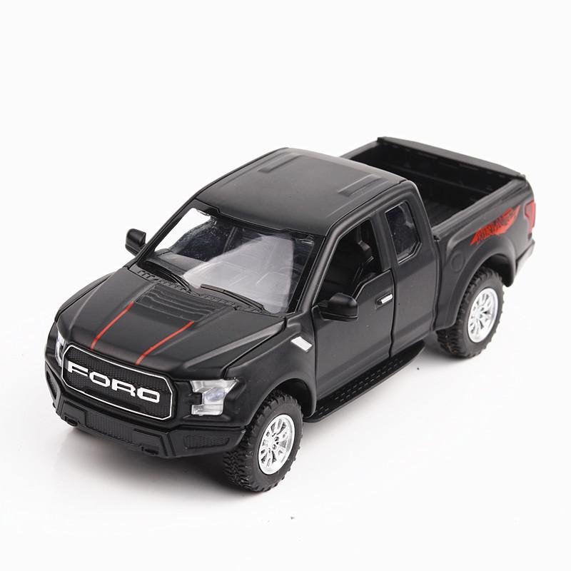 1:32 Raptor F150 Modified Pickup Alloy Car Model Diecasts Metal Toy Vehicles Car Model Simulation Sound Light Toy Gift