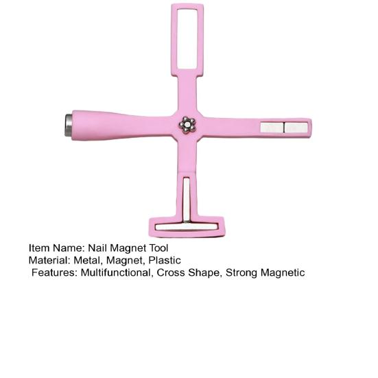 Cat Eyes Nail Magnet for DIY Manicure Cross Nail Magnetic Stick Multifunctional Long Strip Magnet Nail Art Tools Strong Nail Magnet Tool Set