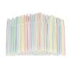 100 шт. одноразовые пластиковые гибкие трубочки для питья, большое количество, 6 мм, инструменты для напитков, офис, школа, кафе, ресторан