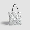 New Laser Splicing Geometric Diamond Bag Fashionable Solid Color Women's Bag Sequin One Shoulder Large Capacity Tote Bag