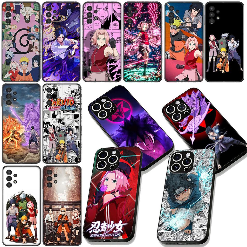 Чехол для телефона Haruno Sakura Narutos Sasuke Uchiha для Samsung Galaxy Note 20 9 10 S8 S10 Lite S9 Plus A54 A53 A21S S10E A17