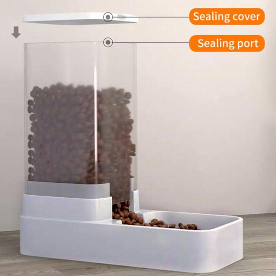 Автоматическая кормушка и поилка для домашних животных, набор, емкость 3,8 л, миска для корма, поилка, станция для кормления питомцев для маленьких и средних собак, кошек, щенков