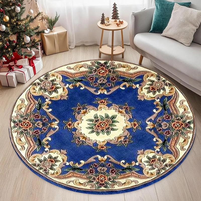 Round Persian Round Mat Round Carpet Bathroom Mat Home Decor Living Room Kitchen Rug Rugs for Bedroom Gift  Area Rug  Home