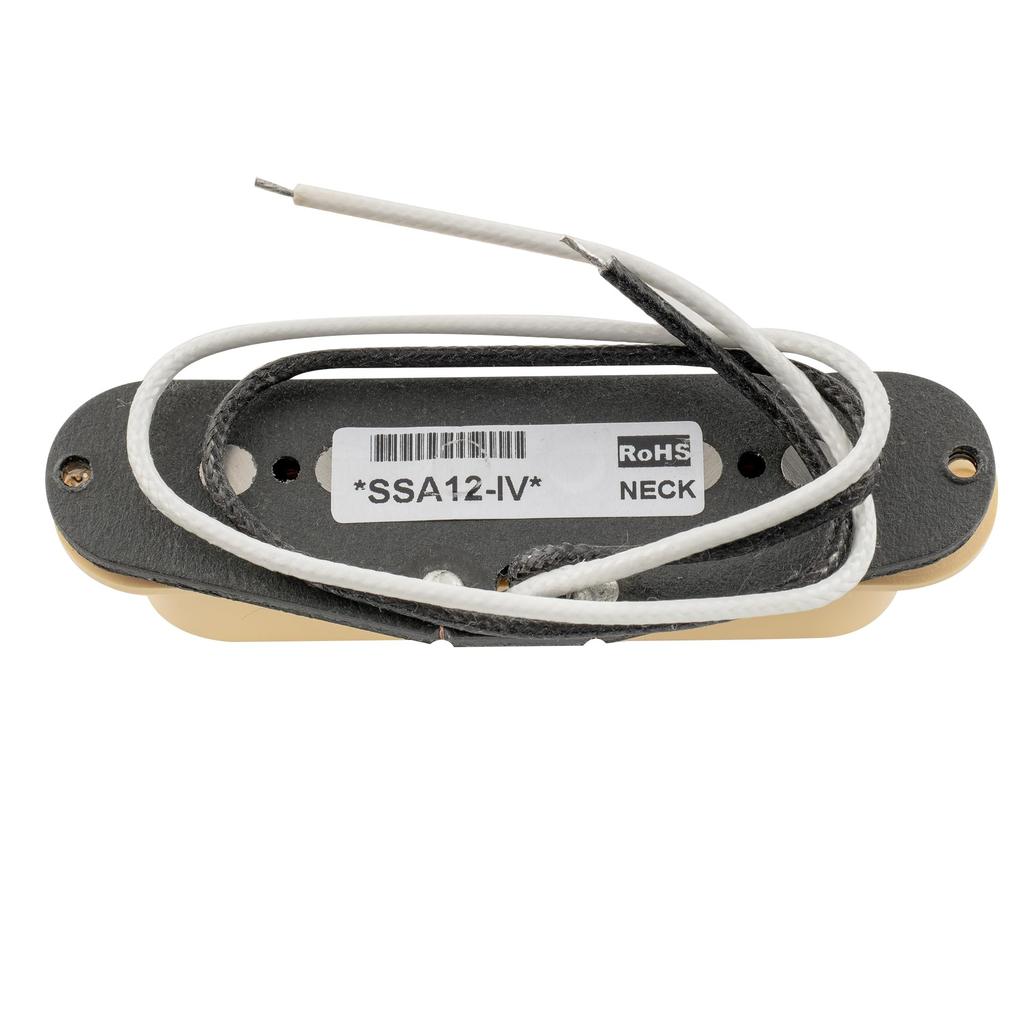 Artec Vintage Staggered Alnico 5 Single Coil Neck для Strat ST Electric Cream SSA-12 Звукосниматель, 6.3K Gold, и Гитар,