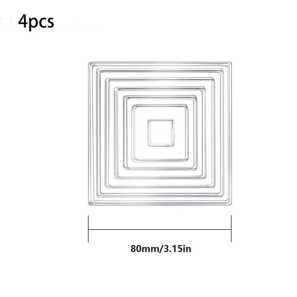 4pcs Portable Self Adhesive Furniture Pads Shock-Absorbent Multi-functional Feet Pad Non-Slip Ccutting board feet Appliances