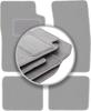 Gray car mats for: Ford Explorer MK2 SUV (1994-2000)