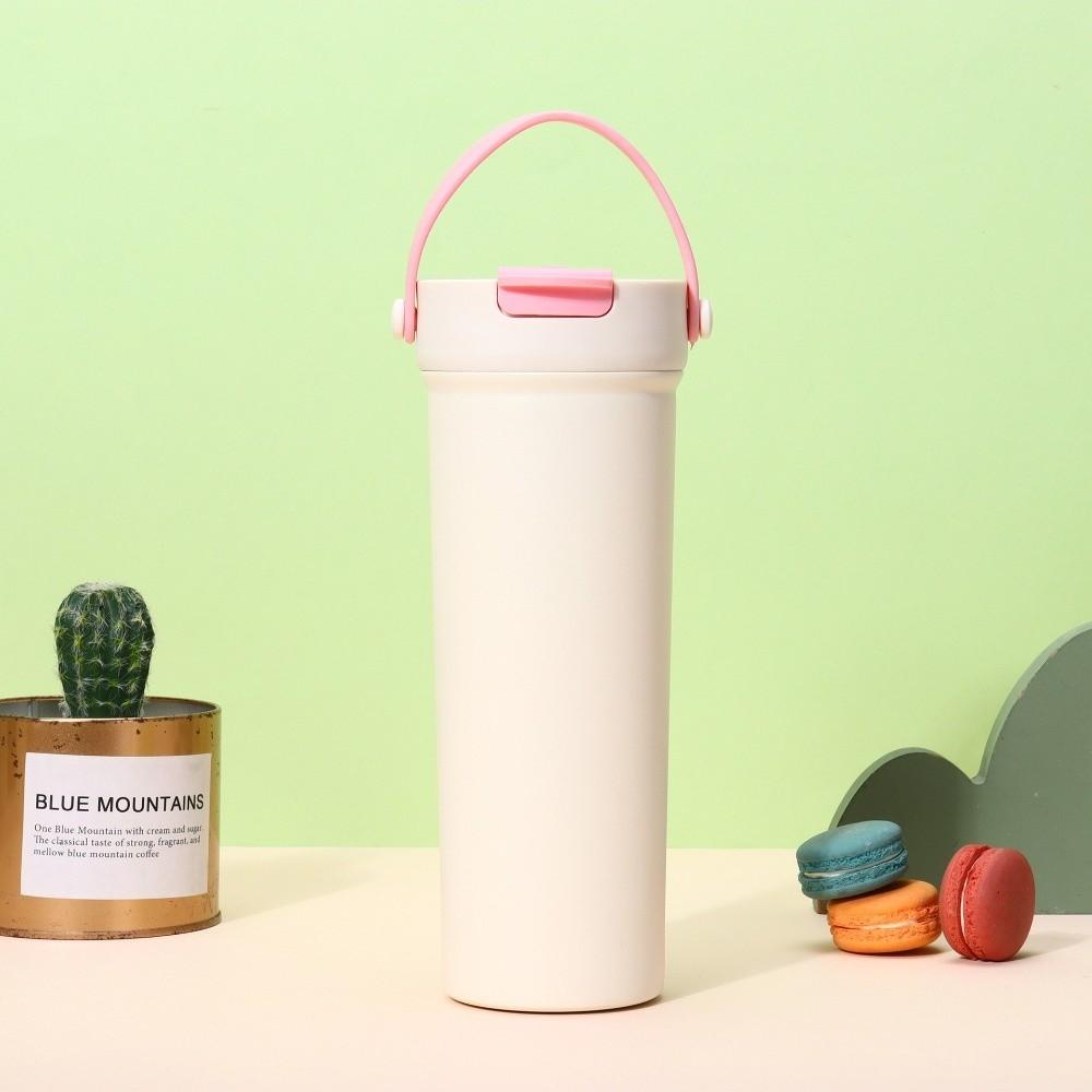 Bowknot Insulated Cup Stainless Steel Thermal Car Coffee Cup New Water Bottle  Travel