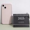 2025 Desk Calendar Flip-top Coil Calendar Schedule Planner To Do List Notepad Time Management Organizer Home Office School Supplies