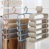 1/3/5PCS Thickened Plastic Clothes Hanger Creative Home Multi-layer Storage Pants Rack , Multifunctional 5 Layers Clothes Hangers,towel Hanging
