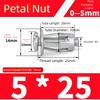 50pcs Metal Jack Nuts Screw Fixed Bolt Board Expansion Plugs Anchors Rivet Nut  Board Wall
