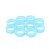 10Pcs Professional Barber Hair Shears Scissors Finger Rings Grips Inserts Soft Silicone Ring For Salon Barbers