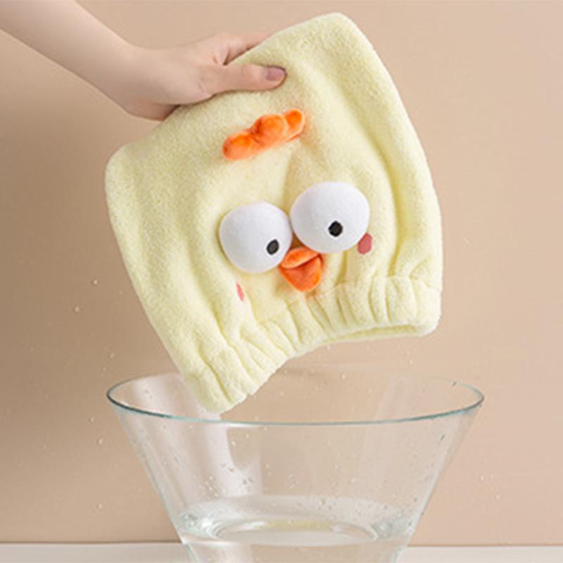 Шапочки для сушки волос, ультраабсорбирующие полотенца из микрофибры для душа, мягкие, милые, с рисунком, быстросохнущие, для ванной