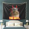 Rock Hyrax Devil Tapestry Wall Hanging Aesthetic Home Decoration Tapestries for Dorm Room