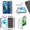 12 For Iphone Pro Max 11 12 Mini Shockproof Clear Crystal Case Phone Cover