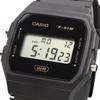 Casio Цифровые унисекс часы F-91WB-8A, дешевые Casio, темно-серые, ремешок из биопластика, без подарочной коробки, простая упаковка