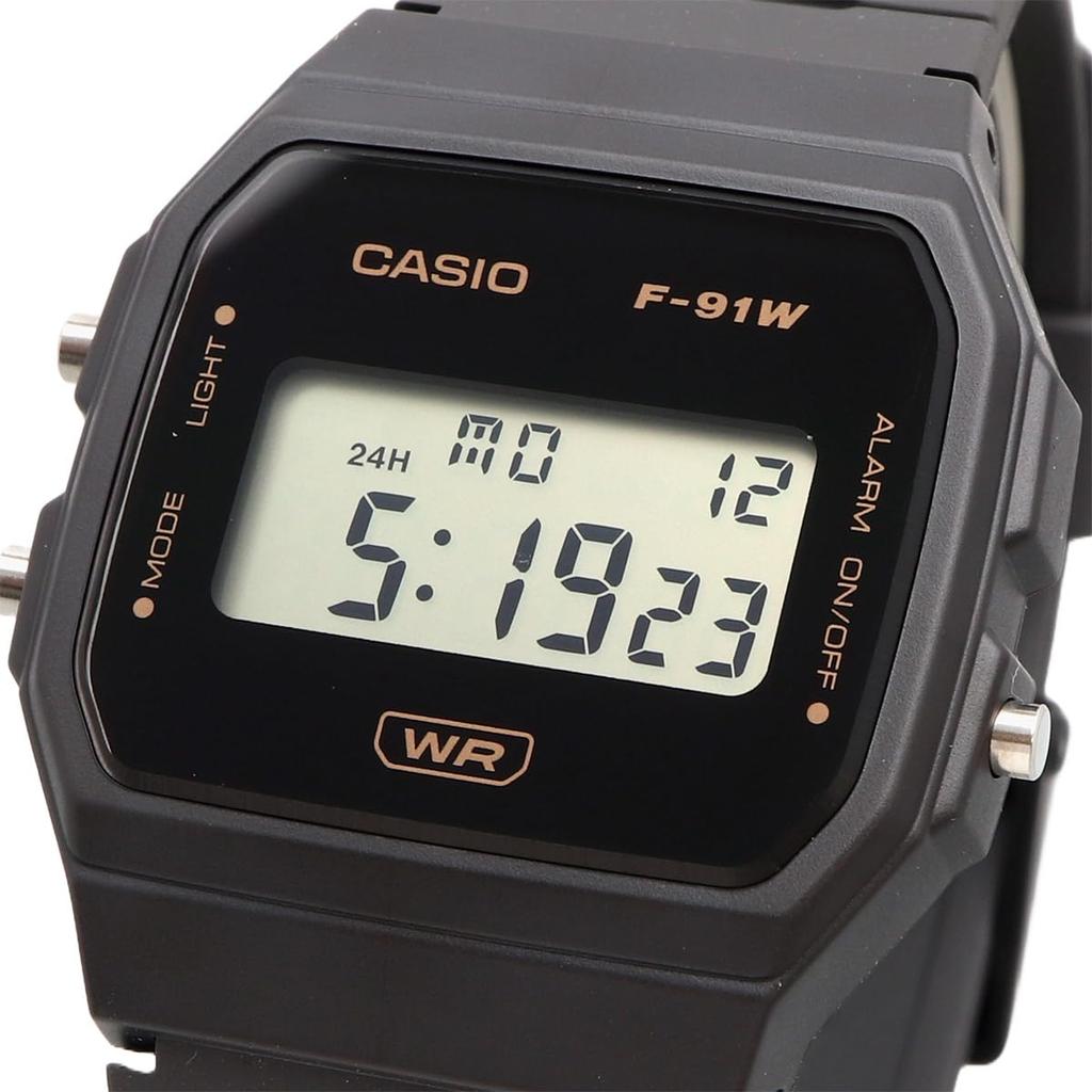 Casio Цифровые унисекс часы F-91WB-8A, дешевые Casio, темно-серые, ремешок из биопластика, без подарочной коробки, простая упаковка