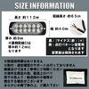 HTharros Car LED Strobe Light 12 LED 24V Universal White 2pcs Warning Light