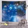 VIKAMA Dream Universe Tapestry Extraterrestrial Mountains And Lakes Scenery Tapestry Decorative For Living Room Sofa Background