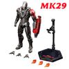 ZD Toys Фигурка Железного Человека MK15 MK16 Военная Машина MK2 Железный Человек Mk47 MK35 Красная Креветка Масштаб 1/10 Коллекции Железного Человека Подарок