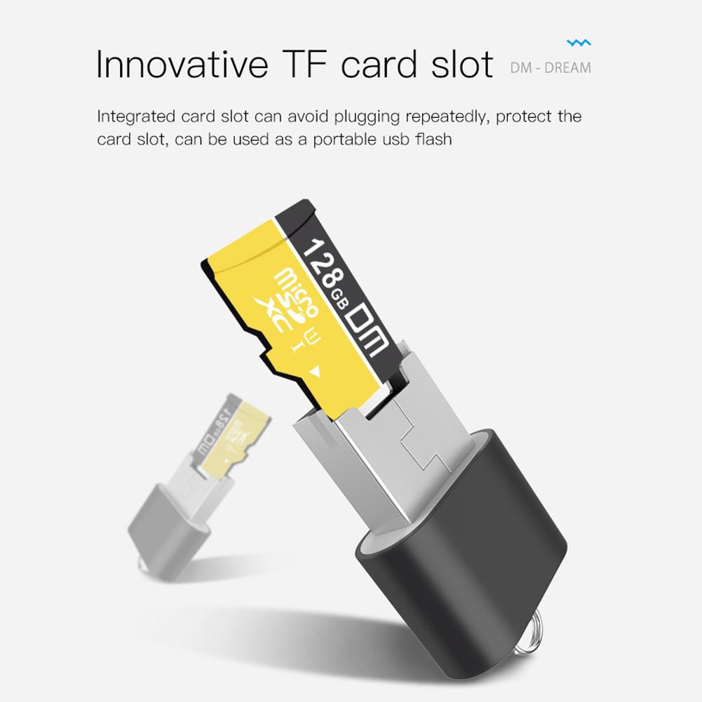 Ultra-small TF Card Reader Metal High-speed Mini Mobile Phone Memory Card Usb Built-in TF Card Reader