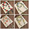 Handmade Crocheted Knit Headband Thin Long Narrow Scarves Casual Knitted Scarf  Outdoor