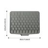 No Spill Silicone Worktop Saver Heat Resistant Non-Slip Kitchen Mat Multi-Function Drainer Mat for Counter Refrigerator
