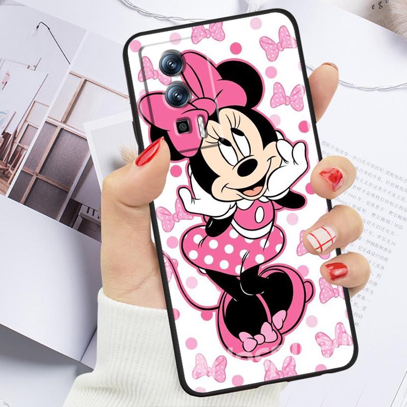 Розовый Минни Маус для Xiaomi Redmi 9A 9C 9AT 10C 9 9T 10 12C 13C 8 12 K60 A1 K50 K40 5G черный чехол для телефона Funda
