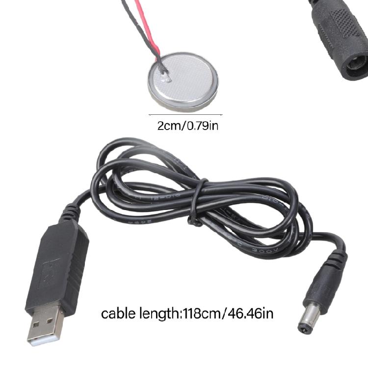 USB 5V To 3V Power CR2032 Converter Battery Alternative For Electronic Devices Keyless Entry Remotes