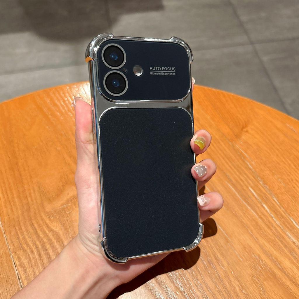 Чехол для iPhone 17 Pro Max: Защита от падений по углам, Гальваническое покрытие, Превращает iPhone 16 в 17