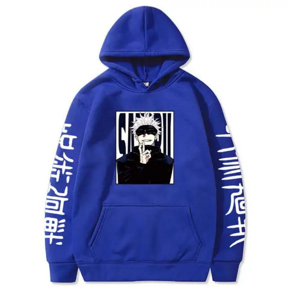 Jujutsu Kaisen Hoodies Anime Harajuku Satoru Gojo Graphic Men/Women Sweatshirts Pullovers Long Sleeves Streetwear Tops