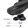 Велосипедные педали Алюминий Углеродное волокно Система подшипников высокой точности Самозажимные Прочные Совместимы с LOOK/SPD для профессионального шоссейного велосипеда
