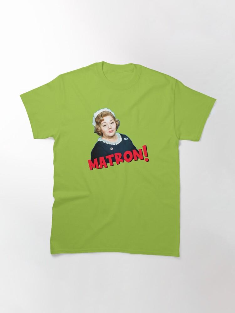 Barbara Vintage Style CARRY ON Art - MATRON! Hatti Jaques Classic T-Shirt