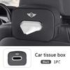 Car Tissue Box Car Seat Back Tissue Paper Organizer For BMW MINI Cooper One Jcw F54 F55 F56 F57 Clubman Countryman R57 Sticker