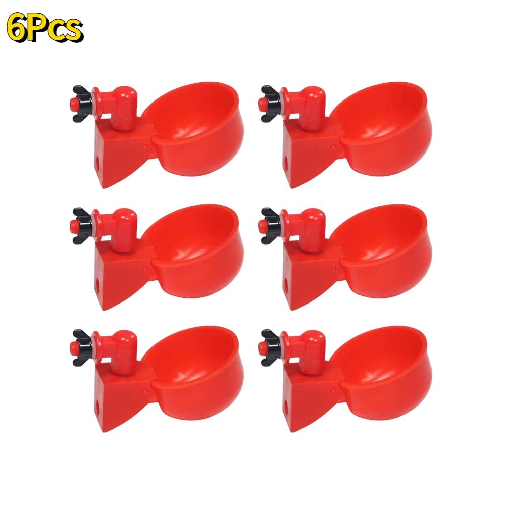 6/12/18 шт. Автоматическая чаша для поения кур, поилка для курятника, кормушка для цыплят, уток, гусей, перепелов