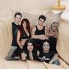 Полосатый R-RBD R-Rebelde Чехол-подушка Мягкий Плюшевый Двусторонний Чехол для Подушки Уютный Чехол для Подушки на Диван Домашний Подарок для Гостиной