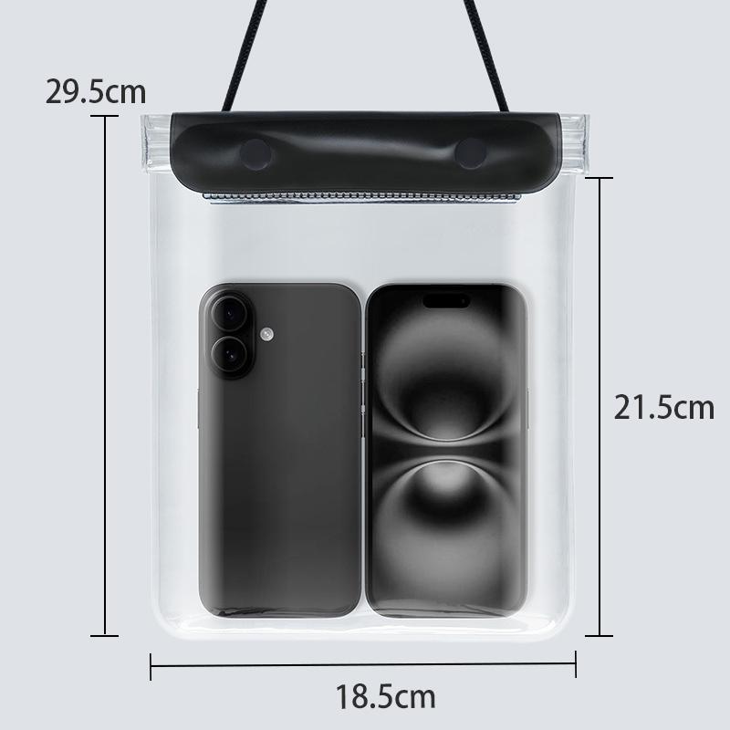 Прозрачный водонепроницаемый чехол для телефона с сенсорным экраном под крышкой мобильного телефона со шнурком для телефона, герметичная сумка для плавания и дайвинга