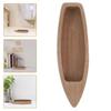 Unfinished Wooden Boat Decor Natural Wooden Boat Model Ornaments  Office Decoration