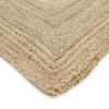 Tapis salon en jute tressé naturel artisanal 80x300