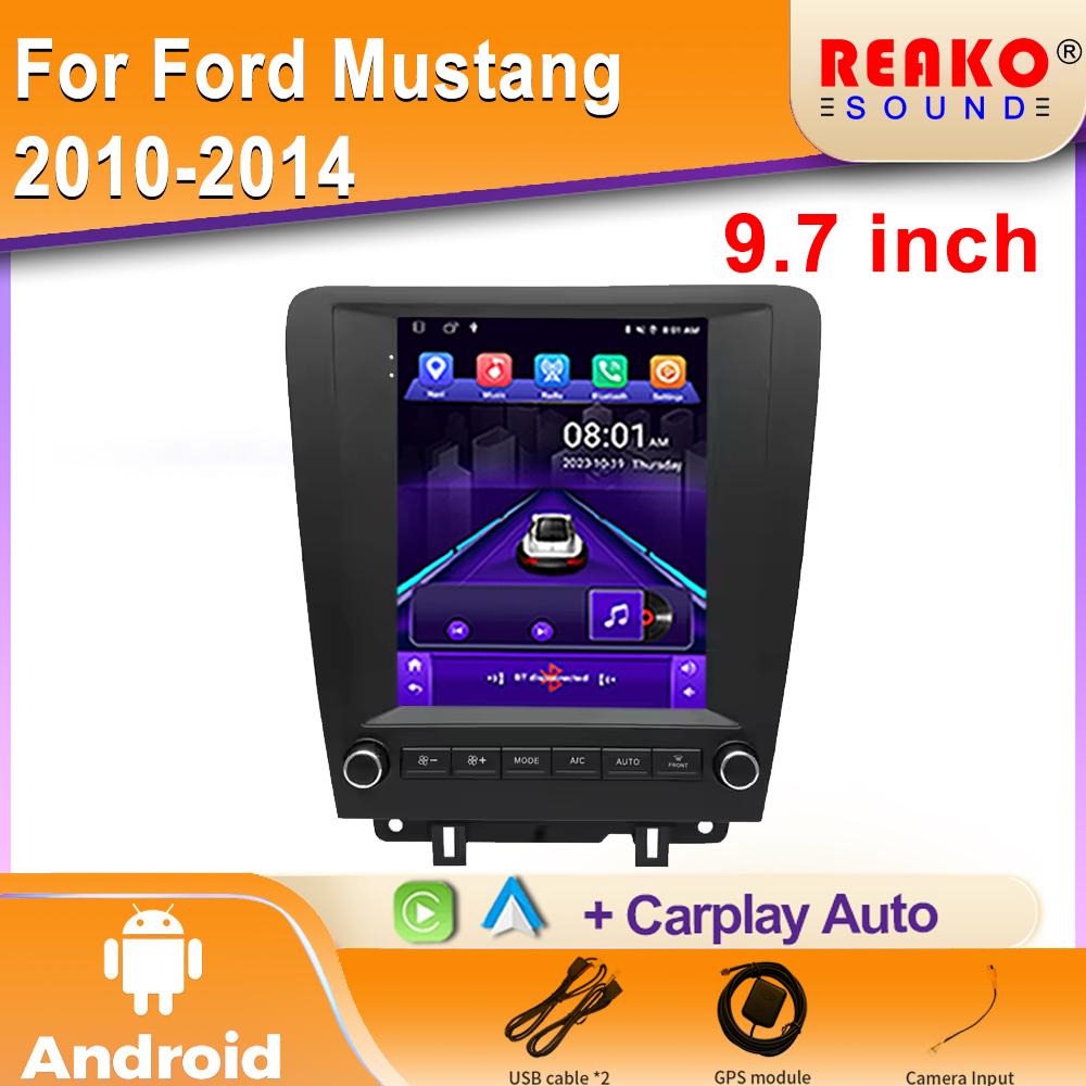 WIFI для Ford Mustang 2013-2014 Автомобильное радио Android Auto Carplay GPS навигация Мультимедиа Видеоплеер IPS Экран 2din DVD