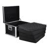 2 Pieces Box Sponge Insert Wave Shaped Lining Elastic High Density Tool Case Block