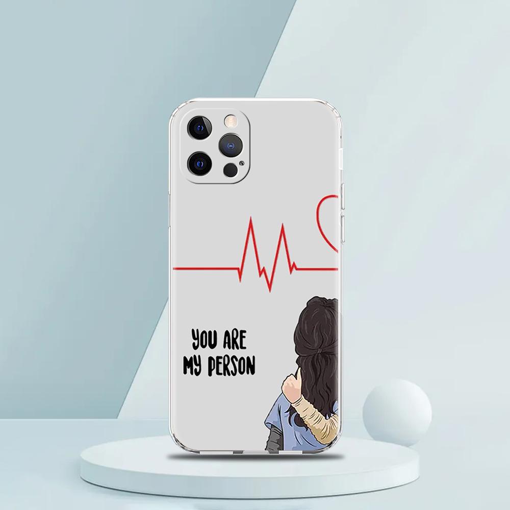 Анатомия Грейс Ты Мой Человек Роскошный Чехол Для Телефона Для iPhone 16 15 14 13 12 11 Pro Max XS X XR SE 7 8 Plus мягкий Прозрачный Чехол