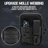 Upgrade 1000D Tactical Molle Pouch Outdoor Sports EDC Waist Accessory Pack,Small Medical Emergency Tool Pouch for Hunting Hiking