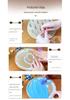 Комплект DIY Craft: Текстурная картина из глины, кремового клея, на круглой тарелке и в фоторамке для творческих подарков детям