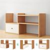 Retractable Sundries Shelf Office Desk Storage Racks Home Multifunctional Bookshelf Dormitory Multilayer Organization Holders