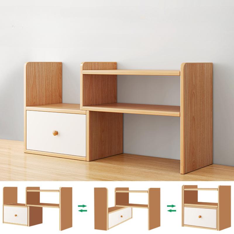 Retractable Sundries Shelf Office Desk Storage Racks Home Multifunctional Bookshelf Dormitory Multilayer Organization Holders