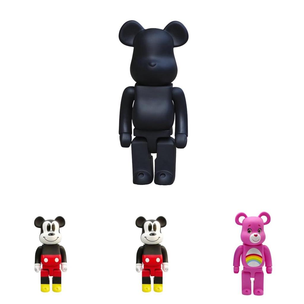 Bearbrick 400% Коллекционная фигурка из ПВХ Сорвиголовы Микки Медведь Строительный блок Модная игрушка
