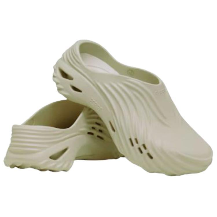 Crocs Эхо Волна EVA Клоги Унисекс Бежевые 210521-2Y2