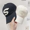 Женская классическая бейсболка, дизайн с вышивкой в виде готической буквы S, легкая и дышащая повседневная кепка для активного отдыха