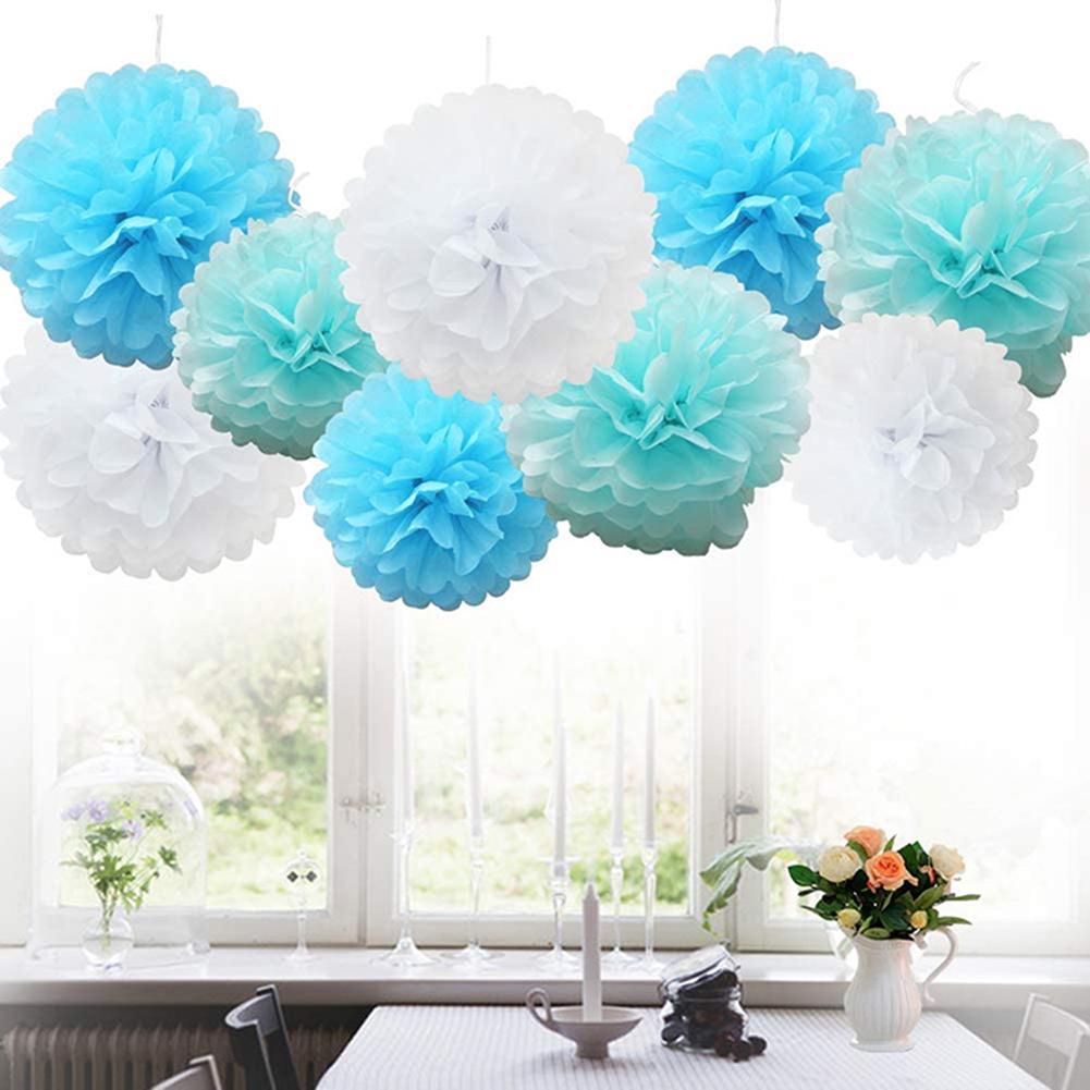1/9 шт. Бумажные помпоны Цветочные шарики Pom Poms Party Wedding Decor