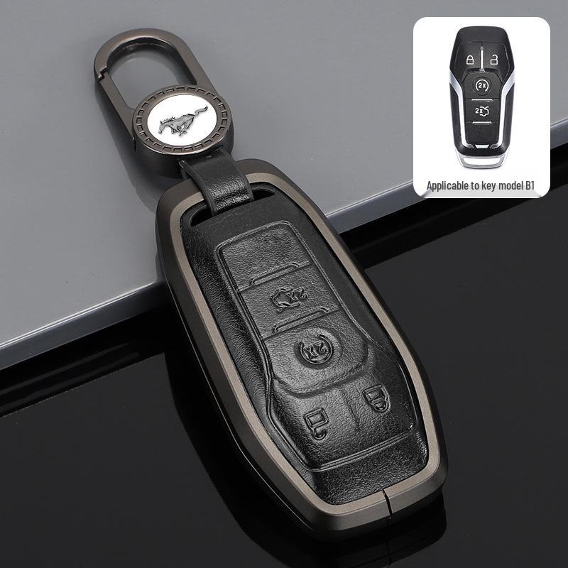 Metal Protective Key Shell for 2015-2017 Ford Mustang - Unisex Design